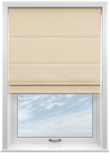 Stockholm, Parchment - Twist&Fit Roman Blind